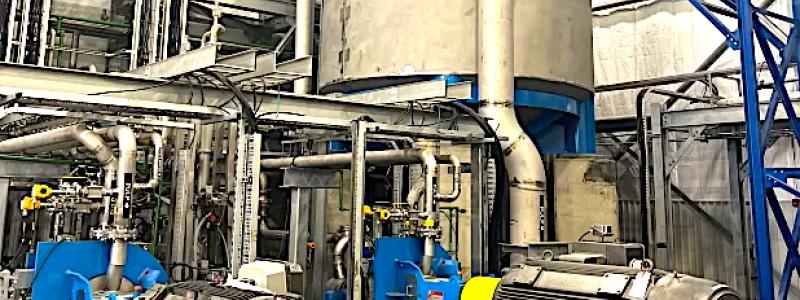 Andritz pulpnings- och beredningssystem driver nu Generas produktion av hållbara, gräsbaserade (!) förpackningar i Tennessee. Foto: Andritz