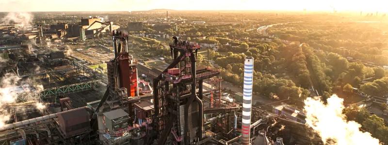 Thyssenkrupps fabrik i tyska Duisburg. Foto: Thyssenkrupp