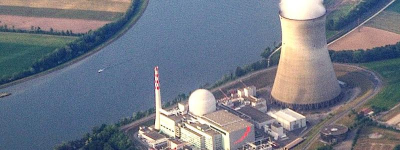 Schweiz, kanton Aargau, översiktsbild av kärnkraftverket i Leibstadt. Foto: Wikipedia Common, kredit: Hansueli Krapf