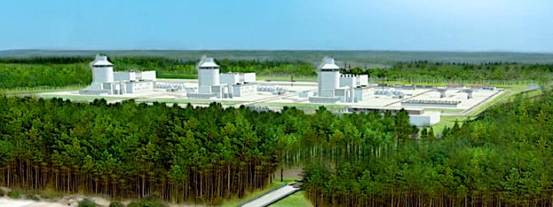 I november 2022 valde den dåvarande polska regeringen Westinghouse AP1000-reaktorteknologi för konstruktion på Lubiatowo-Kopalino-platsen i Choczewo kommun i Pommern i norra Polen. Illustration: PEJ
