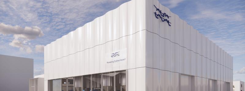 Anläggningen byggs i hjärtat av Danmarks bioteknik- och biolösningsindustri och nära den akademiska bas som återfinns i både Köpenhamn och i södra Sverige. Ill: Alfa Laval