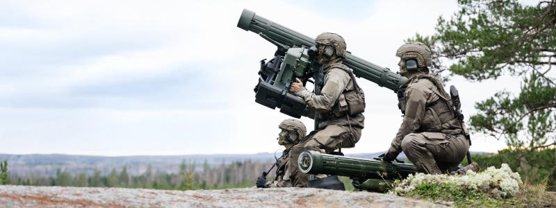 Luftvärnsroboten Bolide 2 kommer att börja levereras 2027. Foto: Saab