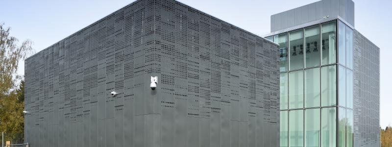 Stensvik metrostation i Helsingfors, Finland. Foto: Ruukki Construction