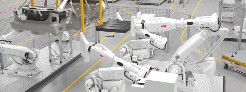 Enligt ABB är robotarna perfekt lämpade för montering med hög nyttolast, som gigapress, höghastighetspress och palletering, liksom kontakttillämpningar med krav på hög noggrannhet som bearbetning. Foto: ABB
