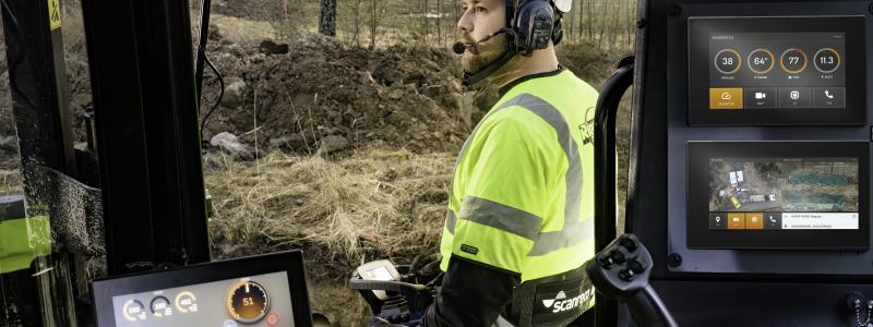 Sanreco menar att marknaden för mobila maskiner befinner sig i en ”teknologisk omvandling”.  Ökad automation, AI, uppkoppling och avancerad styrteknik förändrar både maskinernas funktion och operatörens roll. Foto: Sanreco