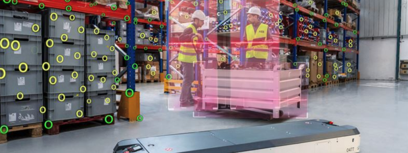 Med hjälp av AI kan människor med ord instruera en robot om dess arbetsuppgifter. Foto: ABB