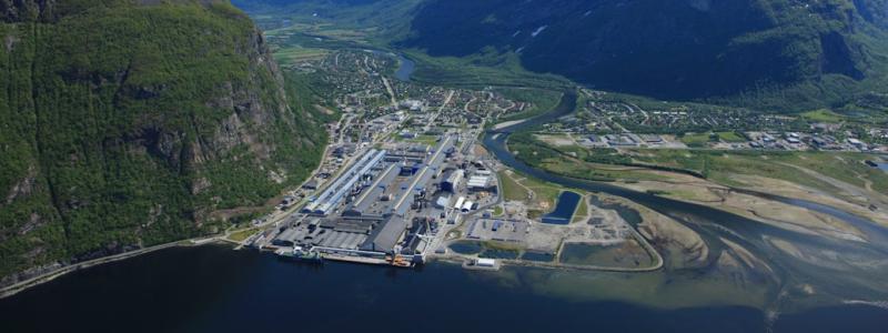 Norsk Hydro Sunndal. Foto: Norsk Hydro