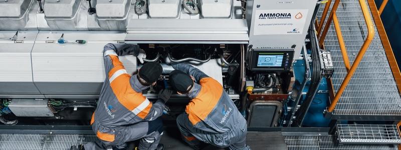 Med ammoniak som ett nytt bränslealternativ öppnas dörren för en framtid där sjöfarten kan fortsätta spela en central roll i den globala ekonomin utan att bidra till klimatförändringarna. Foto: Wärtsilä