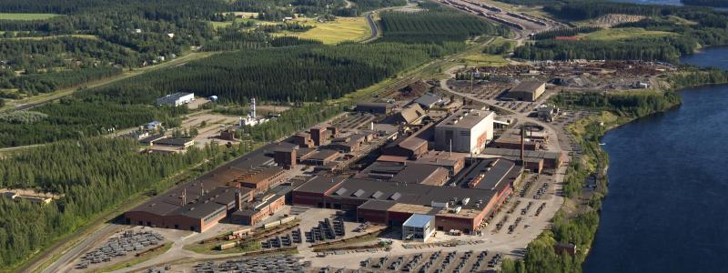 Stålverket i Imatra. Foto: Ovako