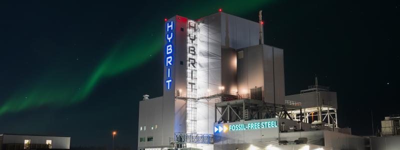Hybrits pilotanläggning i Luleå. Foto: SSAB
