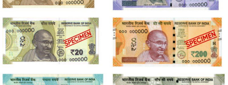 Nyligen handlades den indiska rupien för 86,6 rupier för en dollar, ett historiskt bottenrekord. Ett historiskt bottenrekordImage courtesy: Reserve bank of India  https://paisaboltahai.rbi.org.in/Wikimedia Commons