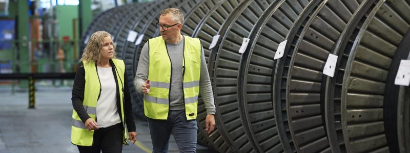 NKT:s anläggning i Falun. Foto: NKT