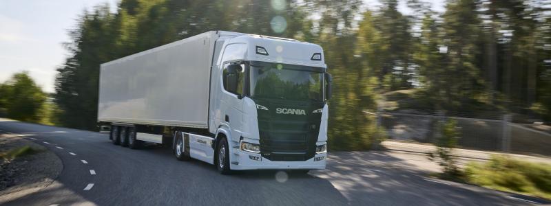 En av Scanias elektriska lastbilar. Foto: Scania