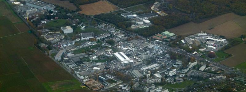 Flygbild över CERN. Foto: Brücke-Osteuropa/Wikimedia Commons
