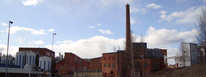 Arctic Papers pappersbruk i Grycksbo i Dalarna. Foto: Calle Eklund/V-wold/Wikimedia Commons