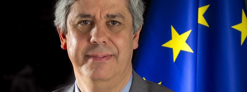 Portugals centralbankschef Mario Centeno. Foto:European Council
