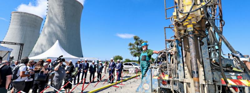 En ceremoni ägde nyligen rum vid kärnkraftverket i Dukovany i Tjeckien för att markera starten på en detaljerad platsundersökning inför byggandet av två koreanskt levererade APR1000-reaktorer där. Foto: KHNP