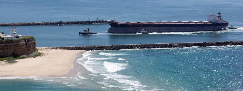 Hamnen i Newcastle, Australien. Foto: CSIRO/Wikimieda Commons