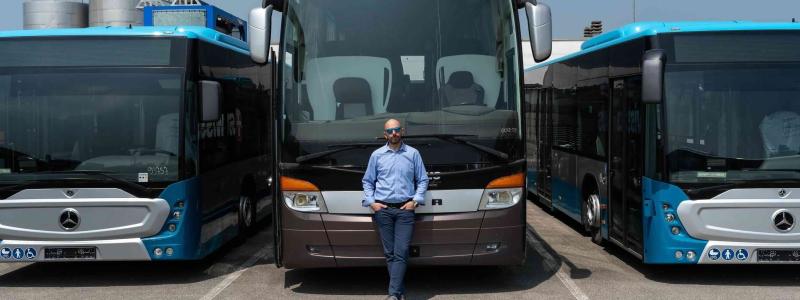 Försäljningen av batterielektriska fordon inom Daimler Truck steg kraftigt under första halvåret 2024, med en ökning på 69 procent till 648 sålda fordon, jämfört med 383 fordon under samma period förra året. Foto: Daimler Buses