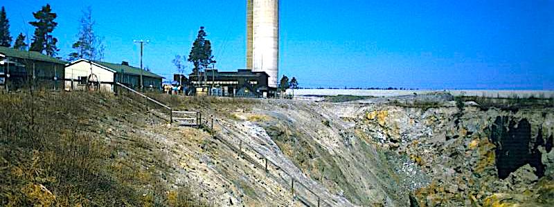 Dagbrottet i Korsnäs 1972. Foto: Korsnäs Mine Center