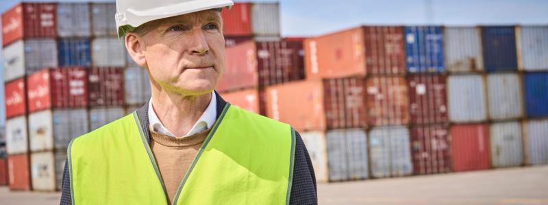 Kristian Thulesen Dahl, administrerende direktør i Port of Aalborg, blickar framåt med tillförsikt. Foto: The Port of Aalborg