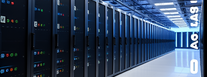Datacenter. AI-genererad bild.