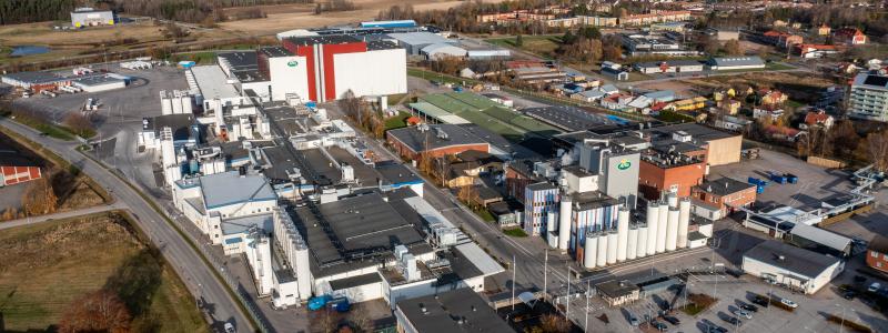 Med sina 3,2 miljarder kronor är satsningen i Götene den största enskilda investeringen som någonsin gjorts inom svensk livsmedelsproduktion, menar Arla. Foto: Arla