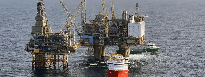 Equinors borrplatform. Foto: Equinor