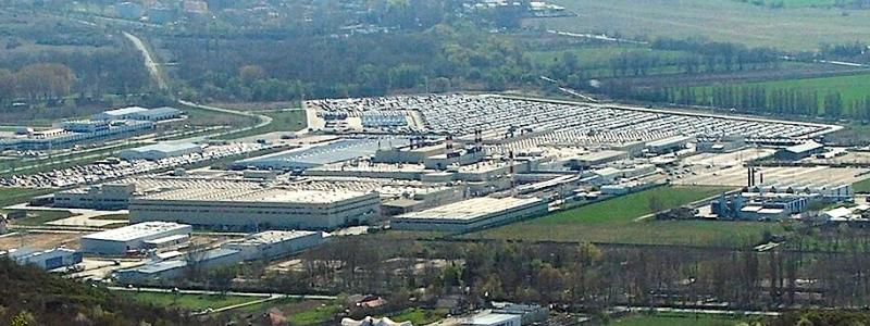 Magyar Suzuki-fabrik i staden Esztergom, Ungern. Foto: Wikipedia Commons Lic. Kredit: Villy