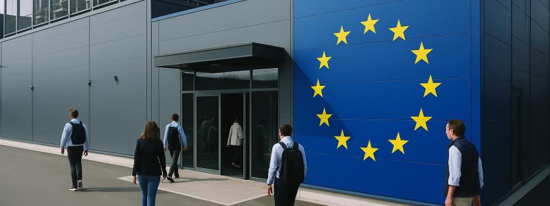 Europa har chansen att bryta beroendet från USA och bygga en egen digital infrastruktur. Symbolbild: Illustration: AI-genererad bild. Ej ett fotografi.
Upphovsrätt © Conventus