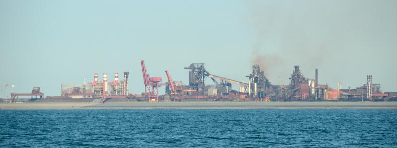 Stålverket i Dunkerque. Foto: Franz-Josef Molitor/Wikimedia Commons