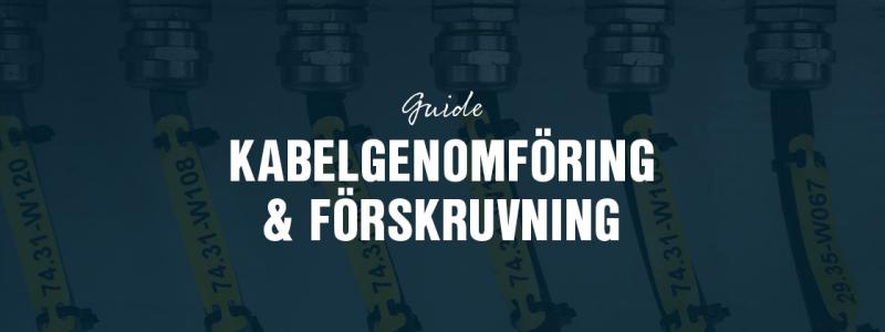 Kabelinföring är en del av den övergripande konstruktionen i el- och automationssystem. Pressbild: OEM Automatic