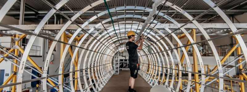 2025 räknar Heart Aerospace med 500 anställda vid Gateway Säve. Foto: Heart Aerospace