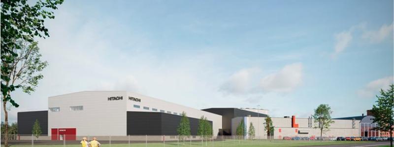 Hitachi Energys nya fabrik i Ludvika. Pressbild: Smidmek