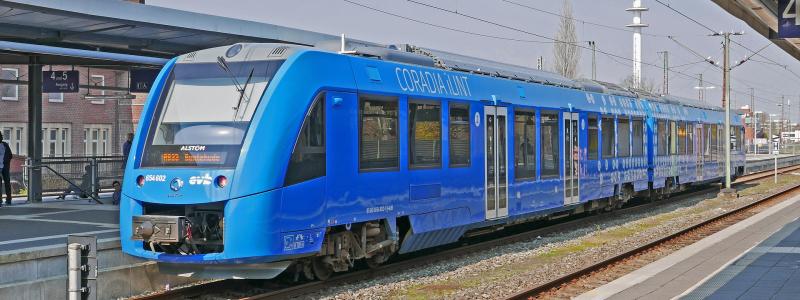 Alstoms vätgaståg Coradia på väg. Foto: Creative Commons Lic. (Pixabay) Kredit: hpgruesen