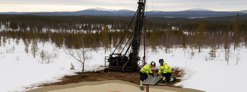 Sokli Oy:s långsiktiga mål är att maximera värdet av finska mineraler och därigenom bidra till gruv- och batteriindustrins utveckling i landet. Illustration: AI-genererad bild. Ej ett fotografi. Upphovsrätt © Conventus