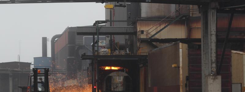 SSAB:s plan är att börja producera grönt stål från och med 2029. Foto: Simon Matthis