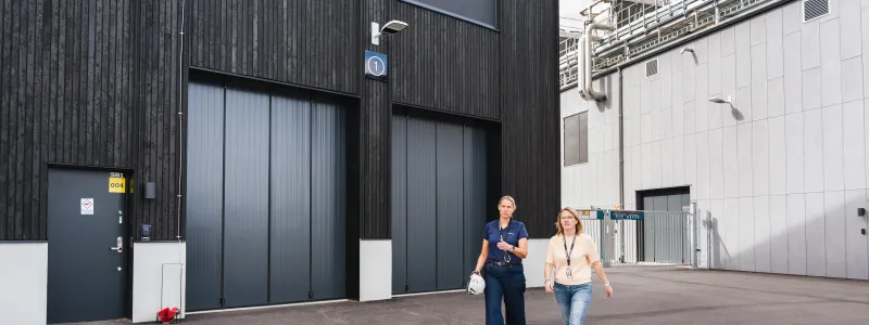 Bild från InDalarna från EcoDataCenters anläggning. Foto: Gabriel Alenius