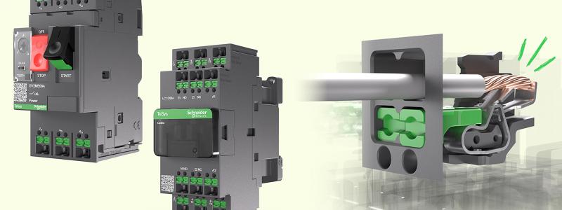 Den nya designen för SNAP IN väntas bli en ny standard för motorstartarinstallationer. Foto: Scheider Electric