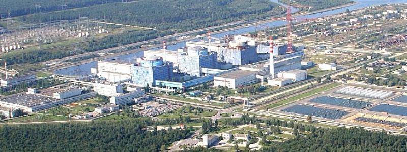 Khmelnytskyj-kärnkraftverket. Endast enhet 1 och 2 (till vänster) är färdigställda och i drift Foto: Energoatom.