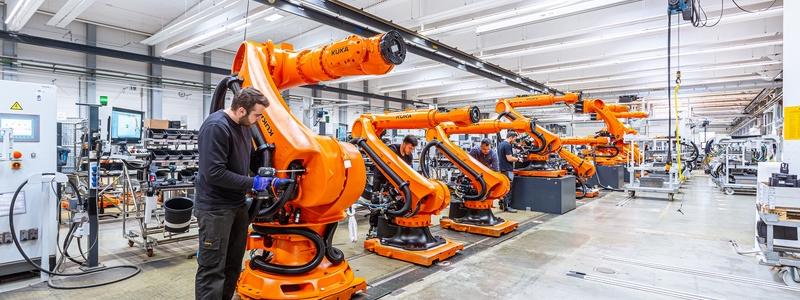 KUKA-fabrik i Augsburg. Foto: KUKA