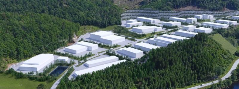 En planerad SMR-anläggning. En kommun i södra Norges Agder län, Lyngdal, har tecknat ett samarbetsavtal med Norsk Kjernekraft för att undersöka möjligheterna till ett framtida kärnkraftverk i området. Bild: Norsk Kjernekraft