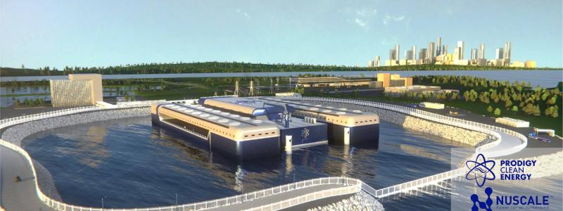 Planerad marin SMR-anlägging. Framatome och NuScale utökar sitt kärnbränslesamarbete med europeiska fabriker för att leverera bränsle till framtida SMR-projekt. Bild: NuScale
