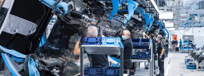 Mercedes-Benz-fabrik i Tyskland. Foto: Mercedes-Benz Group