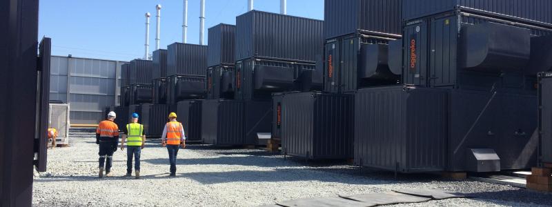 Efterfrågan på datacenter-utrymme var högre än tillgången i hela Europa under 2023 och byggnationen av fler datacenter ökar pressen på det europeiska elnätet. Foto: Aggreko