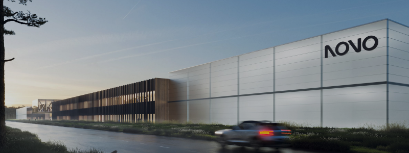 Framtiden för batteritillverkningsbolaget Novo Energy är oviss sedan Volvo avbrutit samarbetet med Northvolt. Visionsbild: Novo Energy