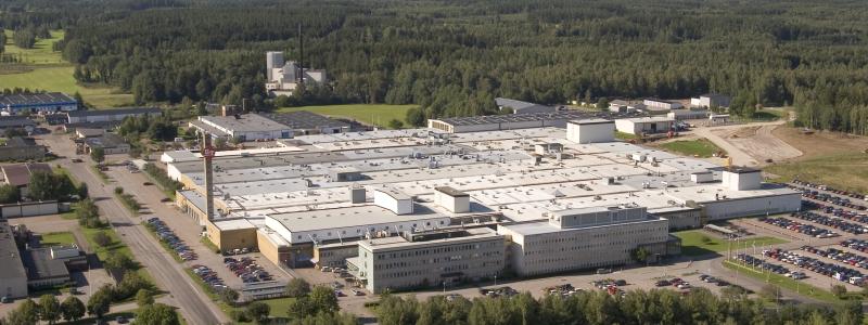 Toyota Handling Systems anläggning i Mjölby. Foto: Photographer