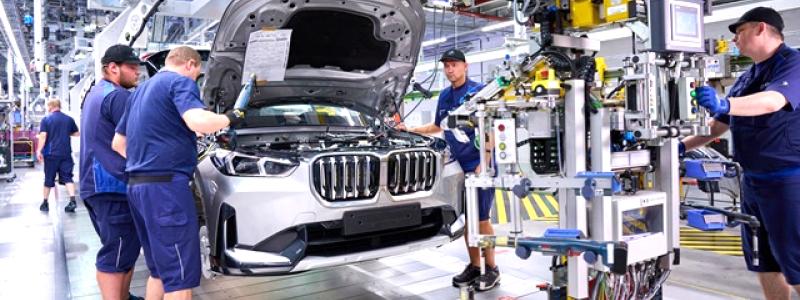 BMW-produktion i tyska Regenburg. Foto: BMW