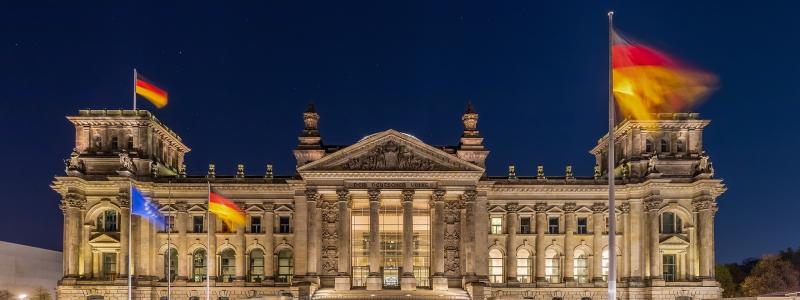 Reichstag (Tyska parlamentet) i Berlin. Foto: Wikipedia Common, kredit:Diego Delso