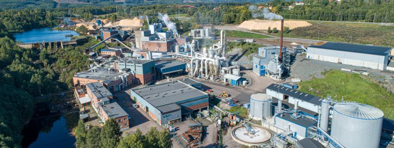 "Rottneros anläggning i Sunne är en högintressant kund för oss då de jobbar med material som nuvarande version av Biomass Analyzer är typgodkänd för och därmed dokumenterat bra på att mäta", säger Martin Frid, försäljnings- och marknadschef för Mantex AB. Foto: Rottneros